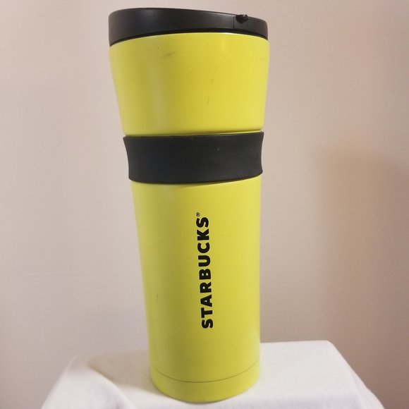 2016 STARBUCKS LIME GREEN COFFEE TUMBLER 16FL OZ - Picture 2 of 10
